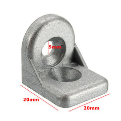 4Pcs Steel Ring Angle Bracket Corner Brackets Zinc alloy 20x20mm