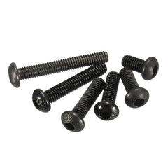 M3CH1 100Pcs M3 Carbon Steel Button Head Hex Socket Cap Screw Bolt Metric Allen Bolt