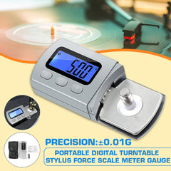 0.01g LP Digital Turntable LP Vinyl Stylus Force Scale Gauge Led Dzr Arm Load Meter Vesion for Tonearm Phono Cartridge