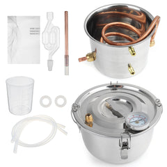 2L Alcohol Supporting Equipment Stainless Steel Distiller Pure Dew Machine