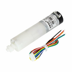 Rotary Telescopic Thrust Reducer Gear DC Motor 12V Worm Cyclotron Telescopic Structure with Encoder