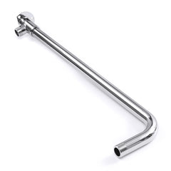 475mm Long Shower Arm Bottom Entry Wall Mounted Head Extension With Copper Base
