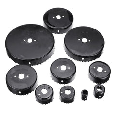 19Pcs Hole Saw Cutter Kit with 13Pcs Blades 19-152mm Woodworking Holesaw Cutting Drill Bit Set for Soft Wood, Plywood, Drywall, PVC