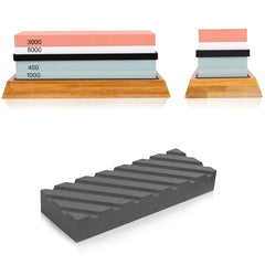 400/1000 3000/8000 Grit Sharpening Stone Double-Sided Gindstone for Kitchen Cutter Sharpener Stone Whetstone Sharpening Tools