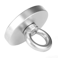 60mm Neodymium Recovery Magnet with 304 Steel Ring