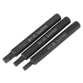 3pcs H4-H6 Hexagon Impact Screwdriver Bits 8mm Hex Shank 80mm Hexagon Screwdriver Bits Set