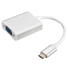 USB 3.1 Type-C Male To VGA Female Adpater Cable Converter