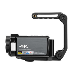 Digital Camcorder HD 4K 3 inch IPS Touch Screen Vlog DV Camera IR Night Vision 2.4G WIFI 16X Digital Zoom with Microphone