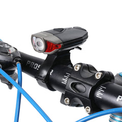 LED Bike Light Set 3 Modes Adjustable Bike Headlamp Tail Rear Lamp USB Rechargeable Waterproof for Road MTB Bike