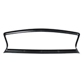 Glossy Black Front Grill Outline Trim Cover Overlay