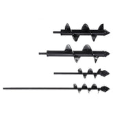 Upgrade Hard Alloy Head Spiral Auger Drill Bit Non-Slip Flower Bulb Auger Rust Proof Planter Hole Digger Bit for Hex Drive Drill