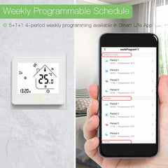 Smart Thermostat Temperature Controller Hub Required Water/Electric floor Heating Water/Gas Boiler with Alexa Google Home