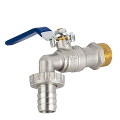 3/4'' Brass Outdoor Faucet Garden Bock Single Cold Tap Washing Machine Tank Drain Adapter for Irrigation Connector Valve Fitting Parts
