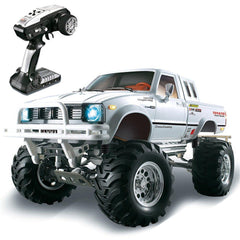 With 2 Shells 1/10 2.4G 4WD RC Car for TOYATO Metal 4X4 Pickup Truck RTR Vehicle