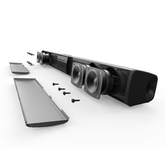 Protable Wireless Bluetooth Speaker Home Theater Soundbar 4 Modes 3D Surround Sound Deep Bass Audio FM Radio