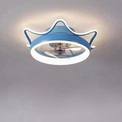 Decorative DC Ceiling Fan with Remote Control Simple Fan Light for Living Room