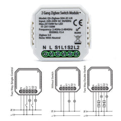 Two-way Switch Smart Home Modification Module Work with Google Alexa,220-240V