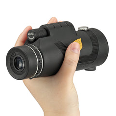40X60 Telescope With Tripod+Phone Clip Powerful Night Vision BAK4 Prism Long View FMC Coating Film Monocular Telescope For Hunting Tourism