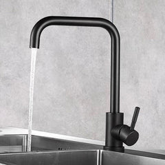 Modern Kitchen Sink Mixed 360 Rotation Hot and Cold Water Faucet with 2 Hoses