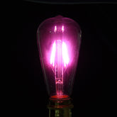 E27 ST64 2W Vintage Edison Light Bulb LED COB Filament Colorful Lamp 220V