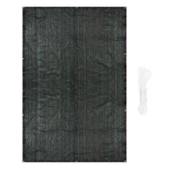 100GSM HDPE Rectangle Sun Shade Sail Anti-UV Outdoor Garden Patio Tent Sunshade Net With 5m Rope