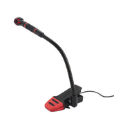 Instrumental Gooseneck Condenser Microphone for Saxophone Wind Instruments Trombone or Tuba Clip Wired