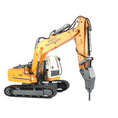 RC Excavator Alloy 3 In 1 Engineer Robot Car With Metal Bucket And Dig Hand