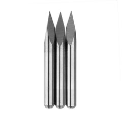 10pcs 3.175mm Shank 30 Degree 0.1/0.2/0.3mm Tip Engraving Bit CNC Tool