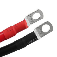 2pcs 50cm 100A 12-24V Battery Joiner Connector DC Lead Wire Cable & lugs