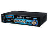 2000W Bluetooth 5.0 Power Amplifier Home Stereo 2 Channel Audio FM DVD AUX