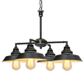 Industrial Metal Chandelier Pendant Light Indoor Home Bar Ceiling Lamp Fixture AC110V