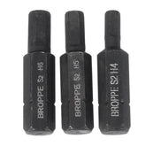 3pcs H4-H6 Hexagon Impact Screwdriver Bits 8mm Hex Shank 36mm Hexagon Screwdriver Bits Set