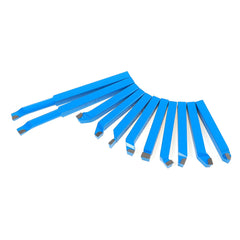 11pcs 8/10/12mm Carbide Lathe Tool Set Cutting Turning Boring CNC Bits