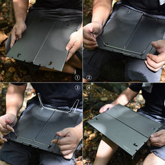 Mini Folding Table Ultra-light Aluminum Detachable Portable Desk for Camping Picnic Beach Cooking with Bag