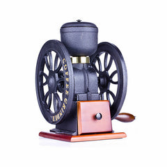 Classic Two-wheel Commercial Retro Grinder Hand Grinding Cast Iron Coffee Bean Grinder Coffee Machine Decorations