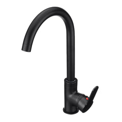 Black Copper Kitchen Faucet 360 Rotation Single Lever Hot & Cold Water Basin Sink Mixer Tap