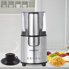 Electric Coffee Grinder Maker Beans Mill Herbs Nuts Spice Grinding Milling 200W