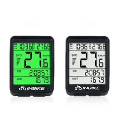 Bicycle Computer Backlight Wireless Waterproof MTB Bike Cycling Odometer Stopwatch Speedometer Watch LED Digital Rate