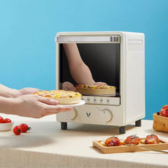 Electric Oven Three-tier Grill Evenly Heated Insulation Fine Control Knob 12L 800W