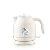 1.7L / 1800W Retro Electric Kettle with Thermometer Display Stainless Steel Water Kettle