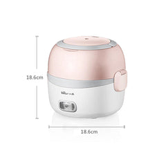 Bear Portable Electric Heating Rice Cooker Plug-in Heating Insulation Hot Rice Pot for Worker