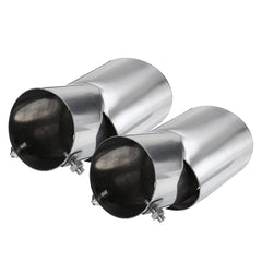 Pair Stainless Steel Exhaust Muffler Tail Pipe For Land Rover Sport