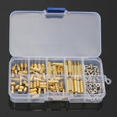 M3BH2 120Pcs M3 Male-Female Brass Hex Column Standoff Support Spacer Pillar For PCB Board