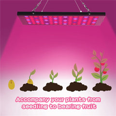 10W 75 LED Aluminum Grow Light for Plant Vegetable Indoor Hydroponic AC85-265V