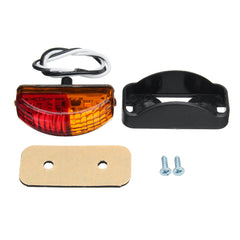 10V-30V 2 SMD LED Side Marker Light Red Amber E4 Lamp For Truck Trailer Van Boat