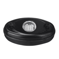 4pcs LED Rock Light Underbody Atmosphere Deck Lamp Wireless Underbody Aluminum Alloy For Offroad Truck UTV Marrine