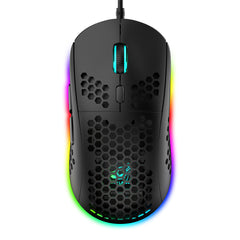 Wired Game Mouse Breathing RGB Colorful Honeycomb Hollow 12000DPI Gaming Mouse USB Wired Gamer Mice for Desktop Computer Laptop PC