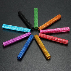M3AS9 10Pcs M3 40mm Knurled Standoff Bolt Aluminum Alloy 6061 Anodized Spacer Multicolor