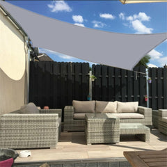 Sun Shade Sail Garden Patio Sunscreen Awning Canopy Screen 98% UV Block Greenbay