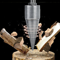 45mm HSS Firewood Splitting Drill Bit Hard Wood Cone Splitter for Electric Hammer